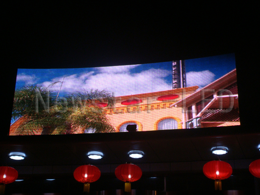 P16 Outdoor Led Display / Front Service LED Display Screen Commercial Use