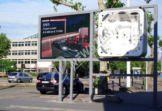 P16mm Full Color Outdoor Advertising LED Display Led Video Wall Screen 1R1G1B