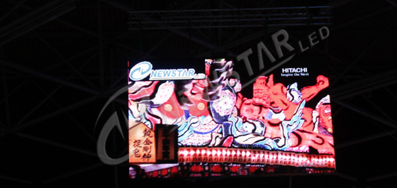 High Brightness SMD 3 in 1 P10 Outdoor Full Color Led Display Rental For Soccer Stadium