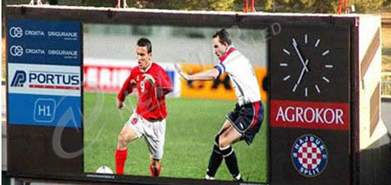 High Brightness SMD 3 in 1 P10 Outdoor Full Color Led Display Rental For Soccer Stadium