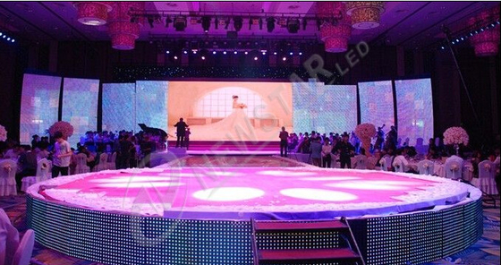 Full Color Flexible HD LED Display Stage Led Screen For Wedding , Rental Business