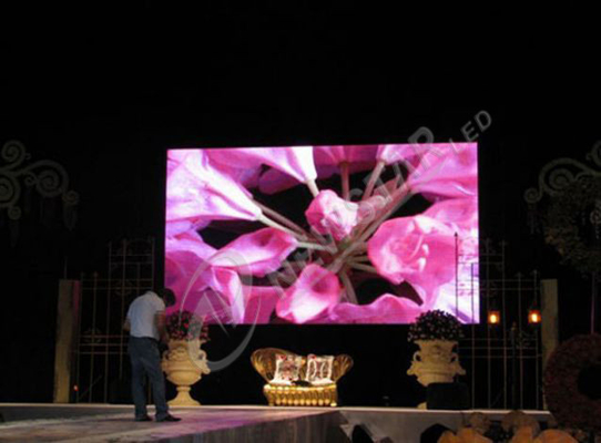 Full Color Flexible HD LED Display Stage Led Screen For Wedding , Rental Business