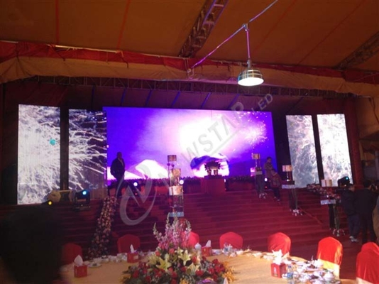 Full Color Flexible HD LED Display Stage Led Screen For Wedding , Rental Business