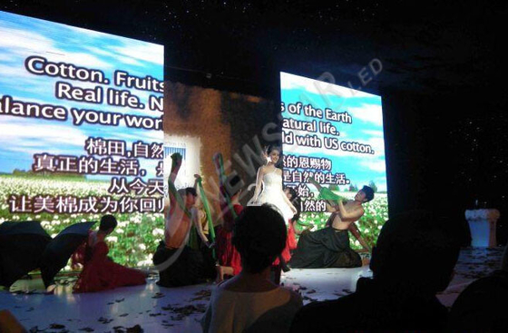 SMD 2020 RGB Indoor Full Color LED Display Screen For Mobile Media , High Resolution