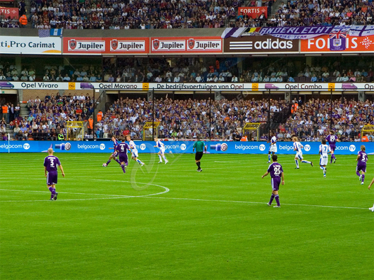 High definition P8 SMD Stadium Perimeter LED Display 7000cd/㎡ led screen