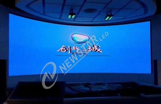 Kapalı 5mm Led Kavisli Ekran 3'ü 1 Arada Smd3528 Canlı Görüntü ve Video Efekti