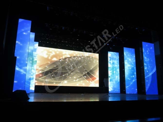 P6.25 Kiralama Sahne İçin LED Ekran Ekran LED Ekran Kabine 500mm × 500mm
