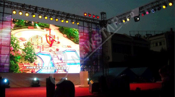 SMD 3535 Dış Mekan P15.625 Şeffaf LED Ekran / Kiralık Konser ve Gösteri için LED Ekran