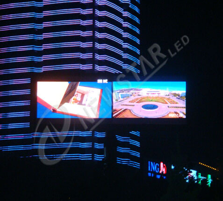 Su geçirmez Parlaklık P10 Billboard LED Ekran Açık 320mm x 160mm